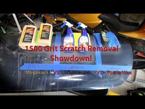 1500 Grit Removal Showdown! Meguiars VS Optimum Vs Turtle Wax