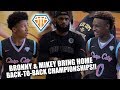 North Coast Blue Chips WIN BACK TO BACK Championships Bronny Mikey Co BALL OUT IN VEGAS