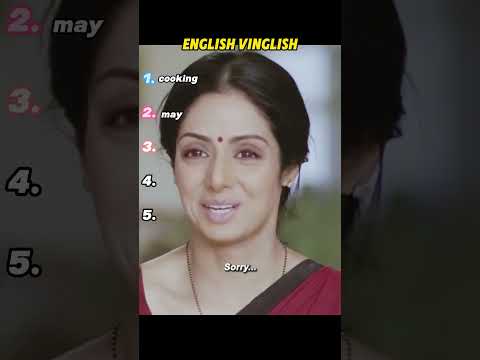 ☕ “May I… Learn English Like This?” — English Vinglish (2012)#shorts