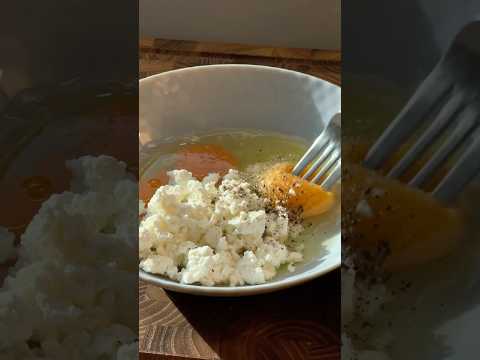 scrambled eggs with cottage cheese #shorts