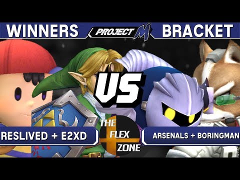 Project M - Reslived + E2XD (Link / Ness) vs Arsenals + Boringman (MK / Fox) - TFZ3 Winners
