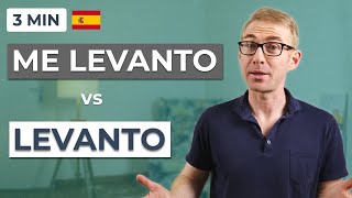 Levantar vs Levantarse (A Lesson on Reflexive Verbs)