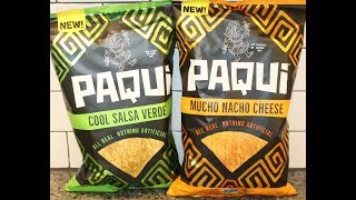 Paqui Tortilla Chips: Cool Salsa Verde & Mucho Nacho Cheese Review
