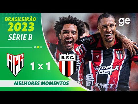 Gols e lances de Atlético-GO x Botafogo-SP