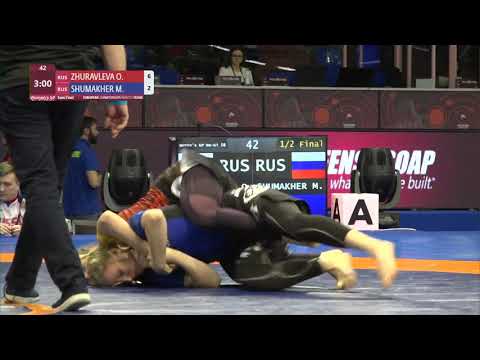 1/2 Women's GP No-Gi - 58 kg: O. ZHURAVLEVA (RUS) v. M. SHUMAKHER (RUS)
