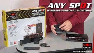 Video thumbnail for Galaxy Audio Any Spot AS-950 Wireless Personal Monitor System by Galaxy Audio