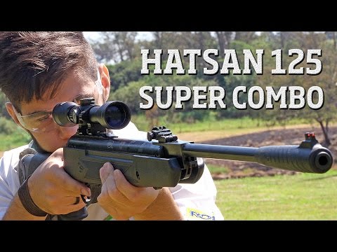 Testando a Carabina de Pressão Hatsan 125 5.5mm SUPER COMBO - Ventureshop