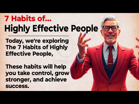 7 Habits of Highly Effective People Book Summary || Graded Reader || Improve Your English Fluency ✅
