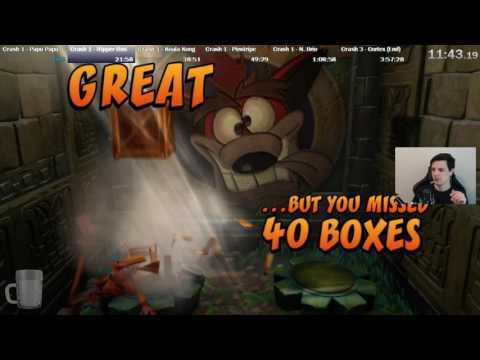 Crash Bandicoot N. Sane Trilogy Any% Full Trilogy Speedrun in 3:56:14 (with loads)