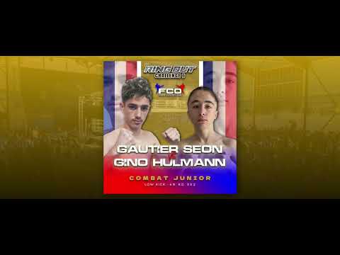RING OUT CHALLENGE 6 COMBAT JUNIOR  -49 KG  GAUTIER SEON VS GINO HULMANN