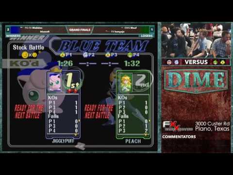 DIME 20 - bluezaft + Wobbles vs Mouf + hamyojo - Grand Finals Melee