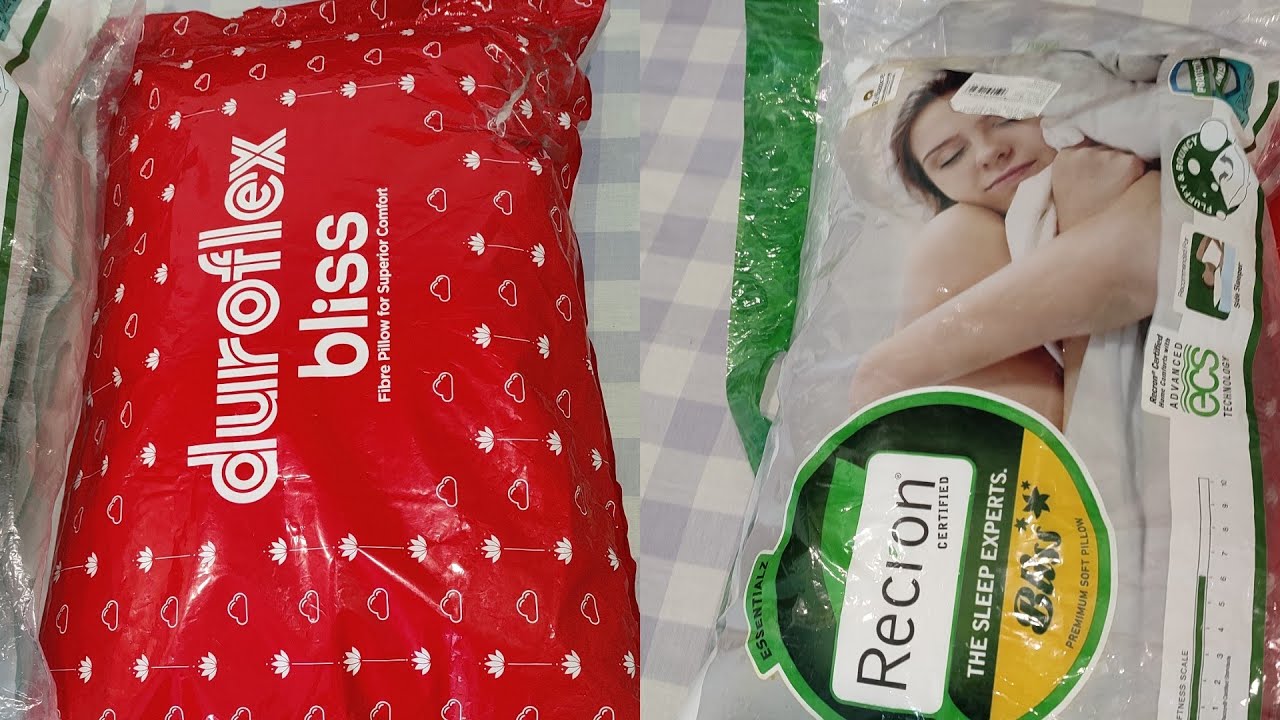 Best Pillow for Sleeping | Duroflex Pillow vs Recron Pillow –Which One is the Best Sleeping Pillow?