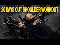 20 Days Out High Intensity Shoulder & Chest Workout at Pure Muscle and Fitness | My current Mindset
