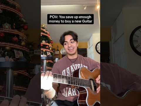 POV: You save up enough money to FINALLY buy a new guitar! 🤑🤑