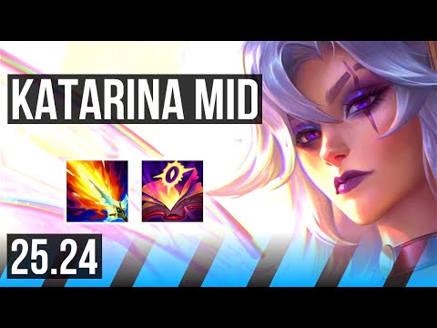 KATARINA vs MALZAHAR (MID) | Good KDA: 12/1/1 | TR Challenger | 25.24