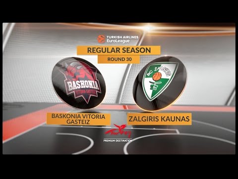 Highlights: Baskonia Vitoria Gasteiz-Zalgiris Kaunas