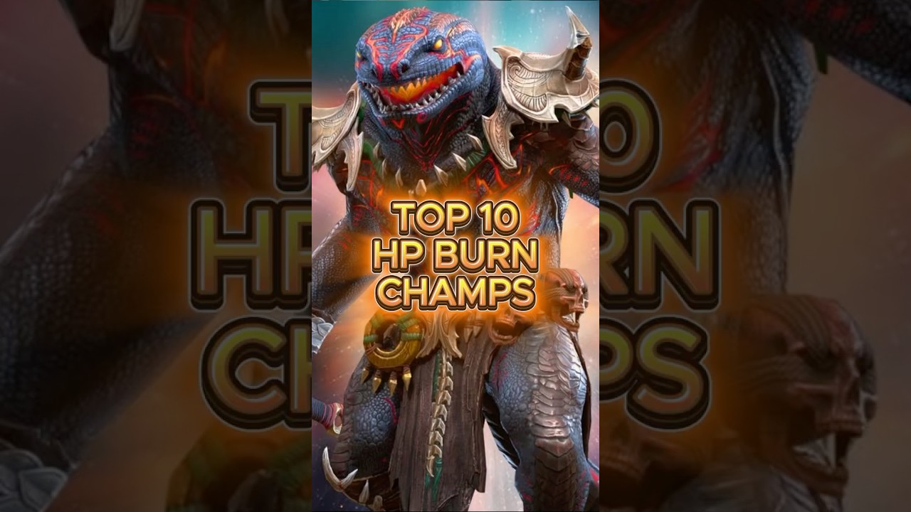 Sulfuryion TOP 10 HP BURN CHAMPS in RAID Shadow Legends #shorts #raidrpg #raidshadowlegends #gaming