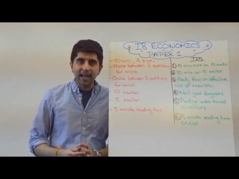 IB Economics Paper 1 Tips (HL/SL)