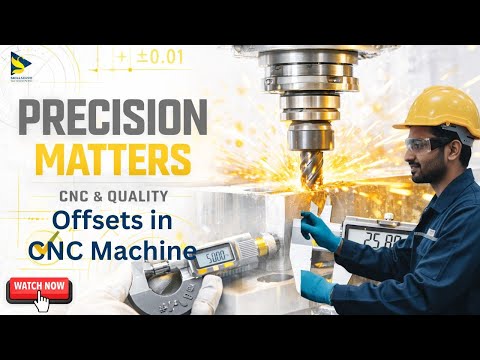 Offsets in CNC Machine | Work Offset & Tool Offset Explained