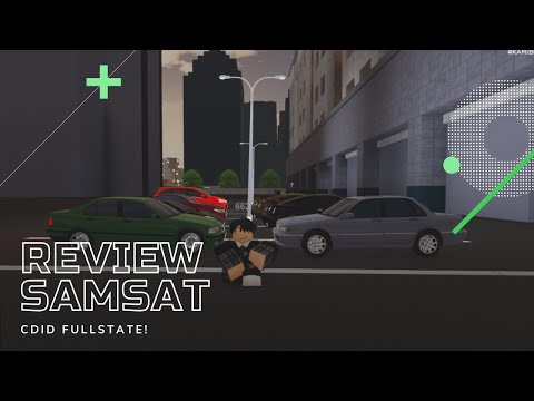 DAFTAR PLAT KENDARAAN DI CDID !!! REVIEW SAMSAT CDID FULLSTATE - Roblox Indonesia