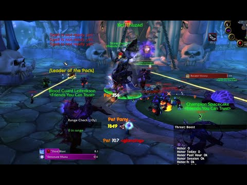 Pretty Much Last DPS Standing Kel'thuzad from Hunter's Perspective Classic WoW KT Naxx Bigglesworth