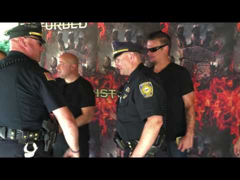 Disturbed on Tour: Meeting Mansfield Police Officers