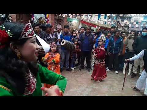 Indra Upsara Dance #culture of #madhyapurthimi #bhaktapur