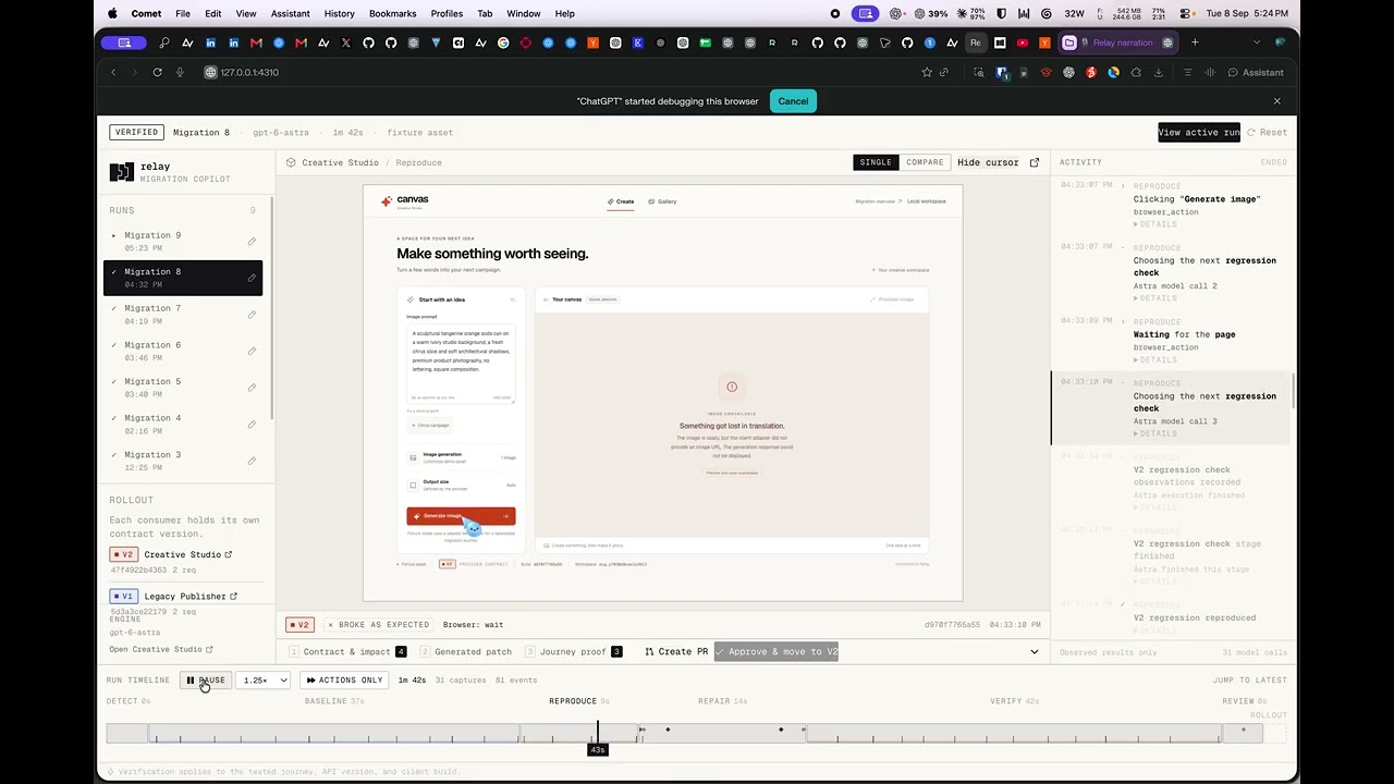 relay project preview