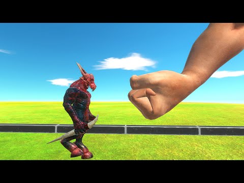 Hitting the Target with a Giant Hand | Animal Revolt Battle Simulator