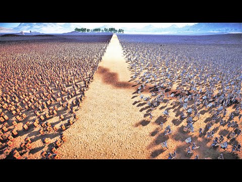 1 MILLION Egyption Army  vs  1 MILLION Roman Army - Ultimate Epic Battle Simulator 2 | UEBS 2