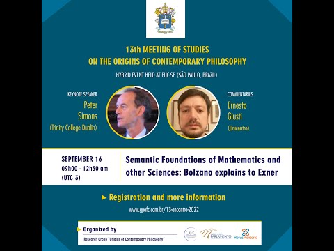 5th day - 13th Meeting of Studies on the Origins of Contemporary Philosophy