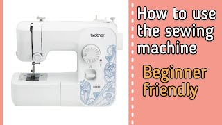 how to use a sewing machine for Beginners / brother Lx3817 (review)