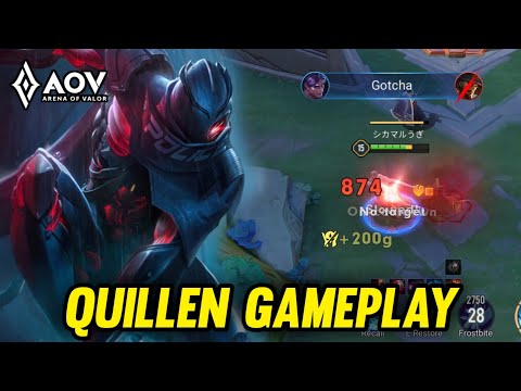 QUILLEN GAMEPLAY | IN JUNGLE - ARENA OF VALOR LIENQUANMOBILE ROV