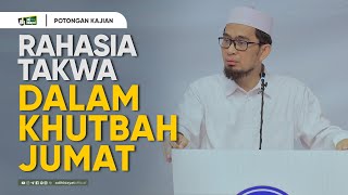 Download lagu Rahasia Takwa Dalam Khutbah Jum'at- Ustadz Adi Hidayat mp3