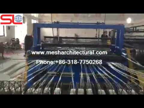 Architectural woven wire mesh