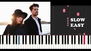 Oh Wonder - Ultralife (SLOW EASY PIANO TUTORIAL + FREE SHEET)
