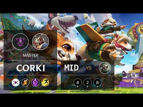 Corki Mid vs Camille - KR Master Patch 9.14