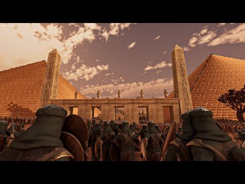 100,000 SPARTANS DEFENDING PYRAMIDS AGAINST 1 MILLION PERSIANS - ULTIMATE EPIC BATTLE SIMULATOR 2