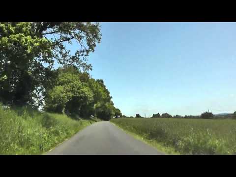 Driving From Kerhir 22110 Plounévez-Quintin To 22480 Saint-Nicolas-du-Pélem, France 1st June 2012