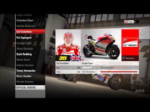MotoGP 15 - All Riders & Bikes | List (HD) [1080p]