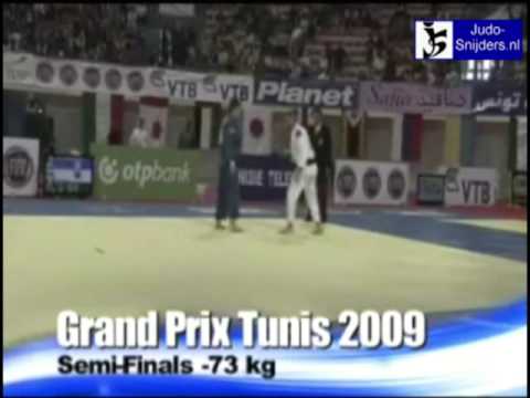 Judo 2009 Tunis:  van Tichelt (BEL) - Riad (FRA) [-73kg].