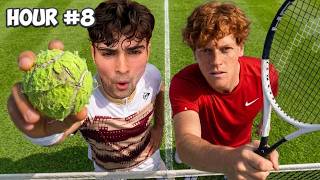 Can I Survive The World #1 Tennis Player's Training Day!