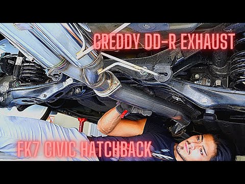 FK7 GREDDY DD-R EXHAUST UNBOXING & INSTALL- 10th GEN CIVIC HATCHBACK- 2021 - NEW EXHAUST(2016-2021)