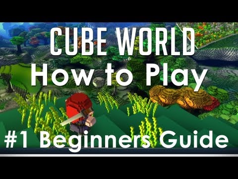 Cube World - Tutorial Controls, Navigation & Crafting (Beginner Guide 1)