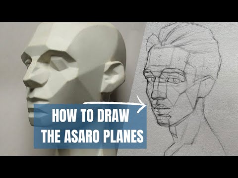 Drawing using the Loomis & Asaro method