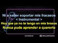 Alejandro Fernandez - Acabe Por Llorar (Versión Karaoke)