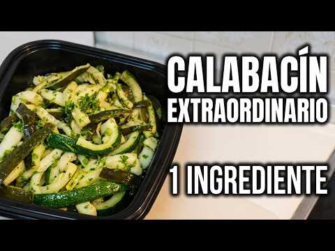 Calabacín al ajillo keto receta fácil en 5 minutos
