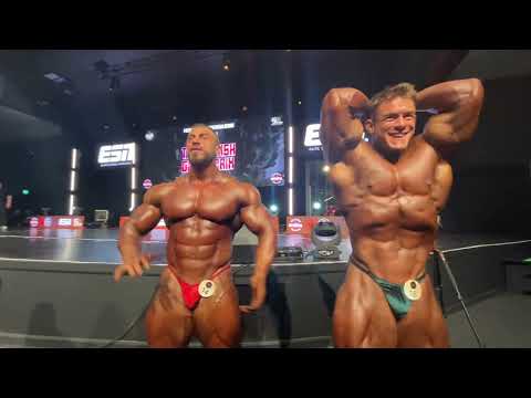 Posedown! @2brospro British Grand Prix 2025. #Bodybuilding 