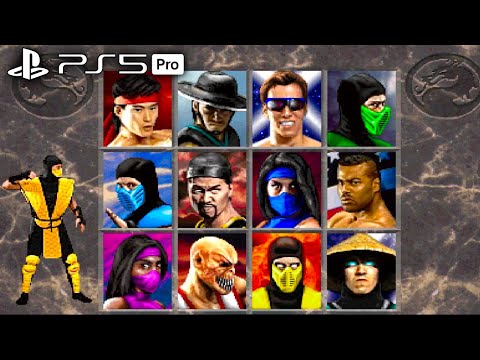 Mortal Kombat 2 Gameplay All Characters (Legacy Kollection)