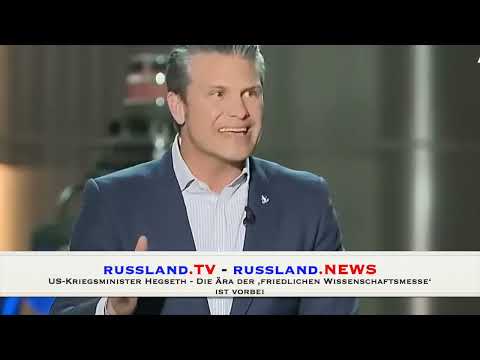 US-Kriegsminister Hegseth -  Die Ära der ‚friedlichen Wissenschaftsmesse‘ ist vorbei